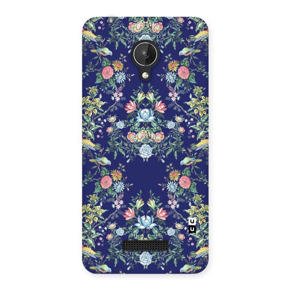 Little Flowers Pattern Back Case for Micromax Canvas Spark Q380