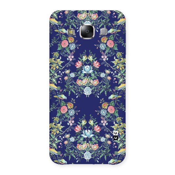 Little Flowers Pattern Back Case for Samsung Galaxy E5