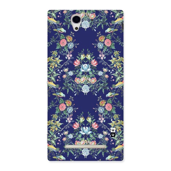 Little Flowers Pattern Back Case for Sony Xperia C3