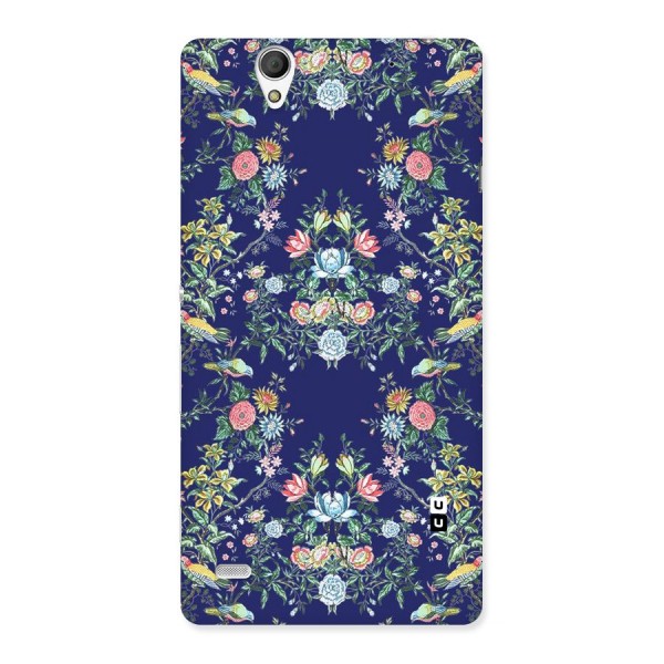 Little Flowers Pattern Back Case for Sony Xperia C4