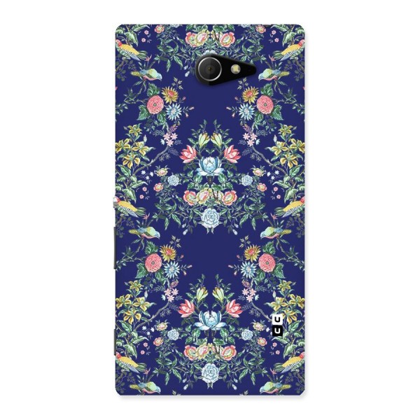 Little Flowers Pattern Back Case for Sony Xperia M2