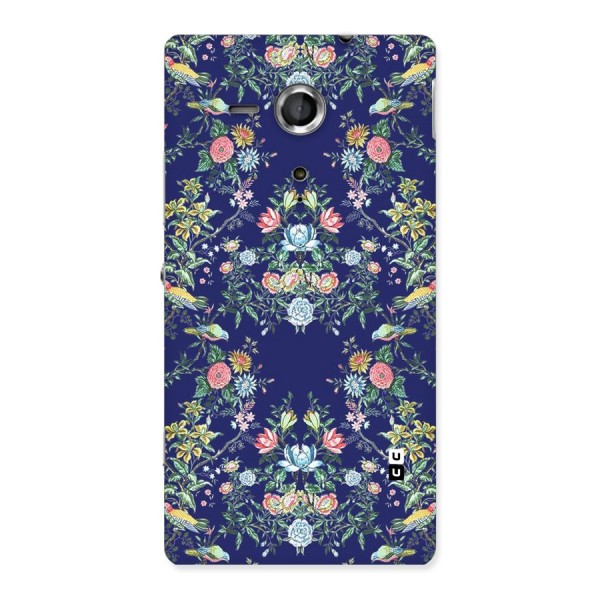 Little Flowers Pattern Back Case for Sony Xperia SP
