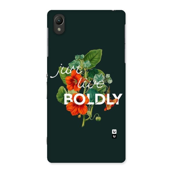 Live Boldly Back Case for Sony Xperia Z2