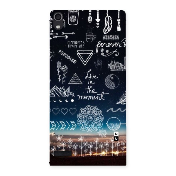 Live In The Moment Back Case for Ascend P6