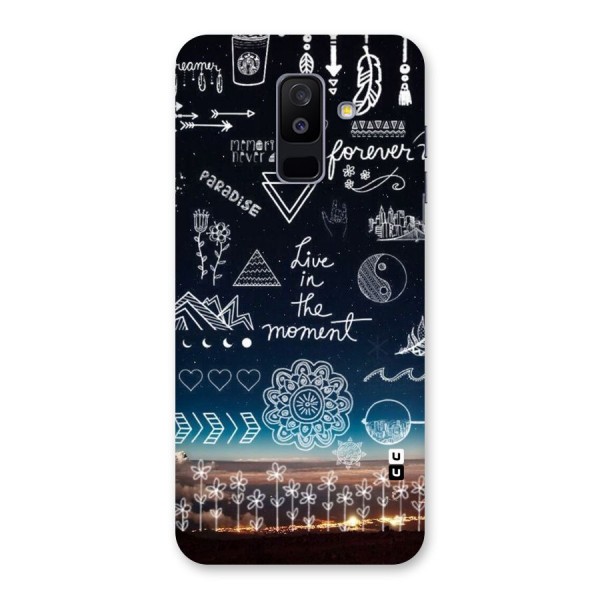 Live In The Moment Back Case for %Galaxy A6 Plus