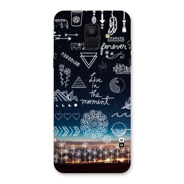 Live In The Moment Back Case for Galaxy A6 (2018)