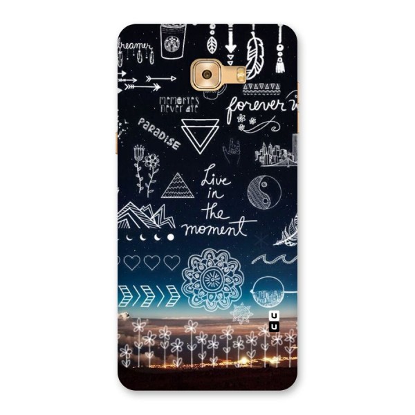 Live In The Moment Back Case for Galaxy C9 Pro