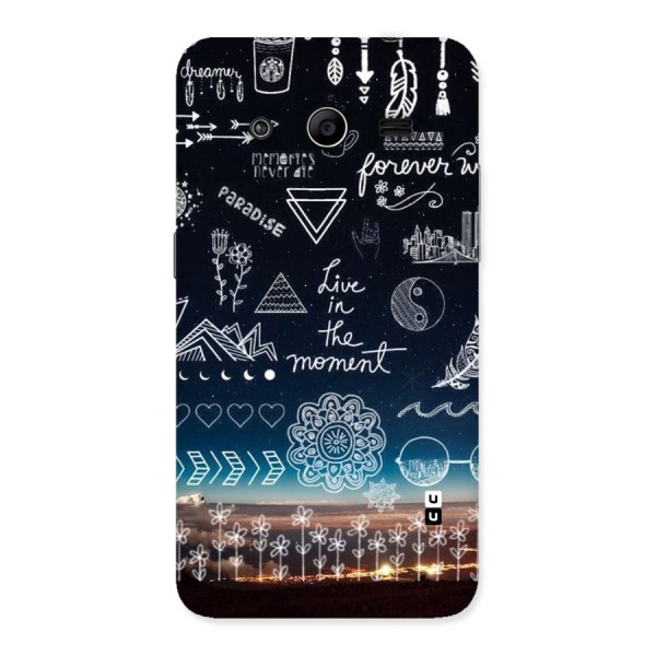 Live In The Moment Back Case for Galaxy Core 2