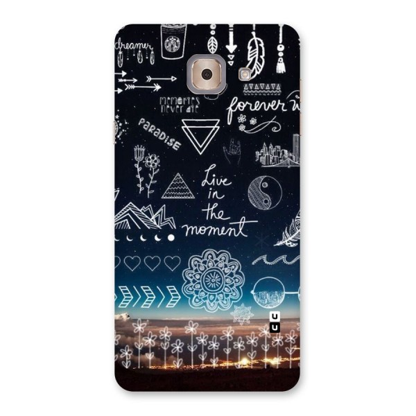 Live In The Moment Back Case for Galaxy J7 Max