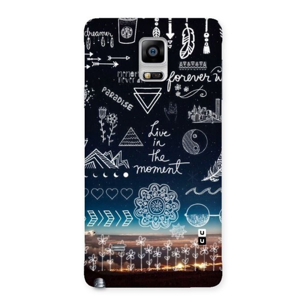 Live In The Moment Back Case for Galaxy Note 4