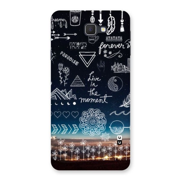 Live In The Moment Back Case for Galaxy On7 2016