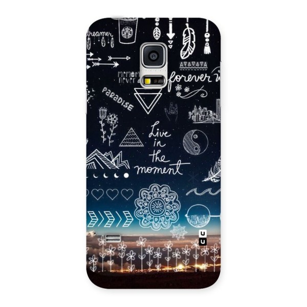 Live In The Moment Back Case for Galaxy S5 Mini