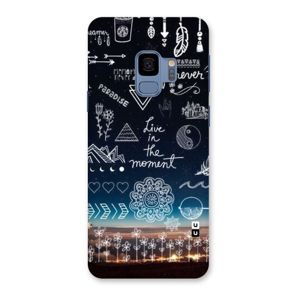 Live In The Moment Back Case for Galaxy S9