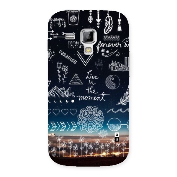 Live In The Moment Back Case for Galaxy S Duos