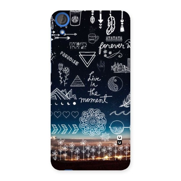 Live In The Moment Back Case for HTC Desire 820