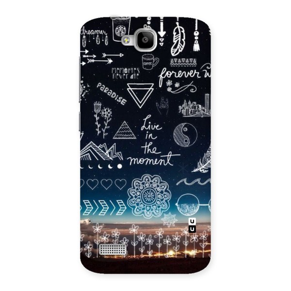 Live In The Moment Back Case for Honor Holly