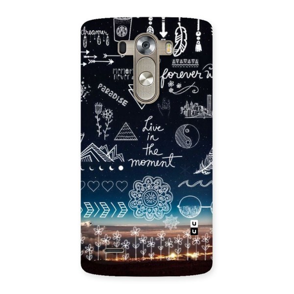 Live In The Moment Back Case for LG G3