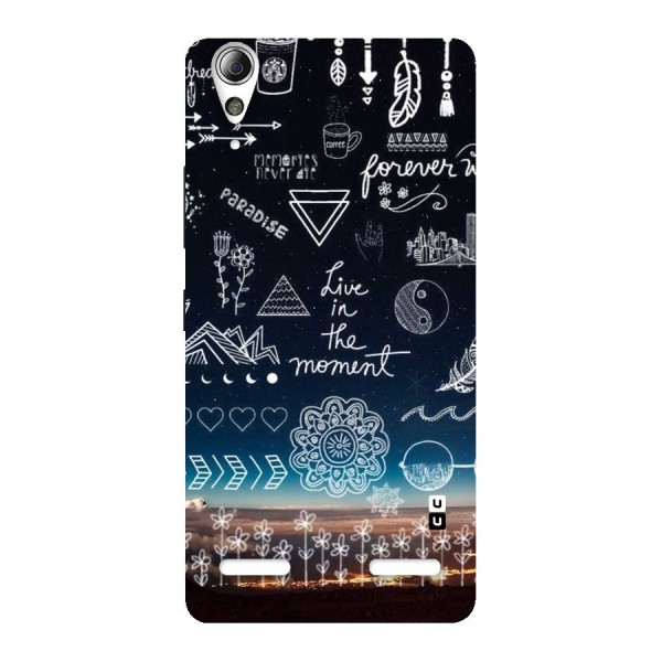 Live In The Moment Back Case for Lenovo A6000