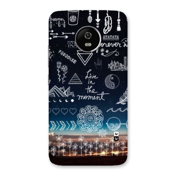 Live In The Moment Back Case for Moto G5