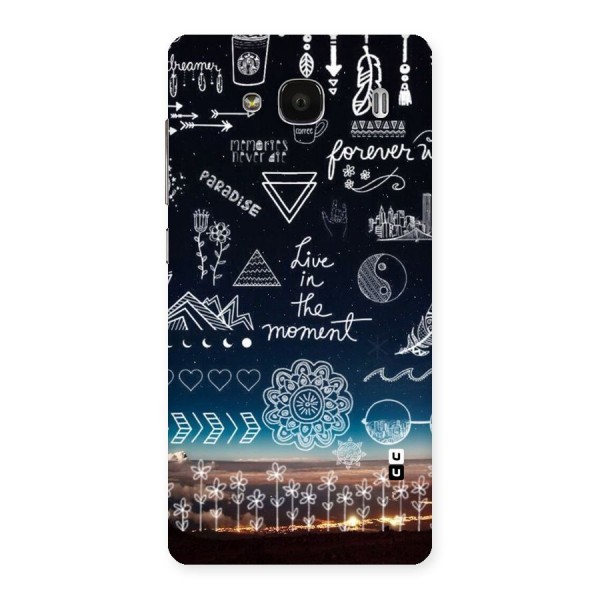 Live In The Moment Back Case for Redmi 2