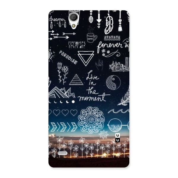 Live In The Moment Back Case for Sony Xperia C4