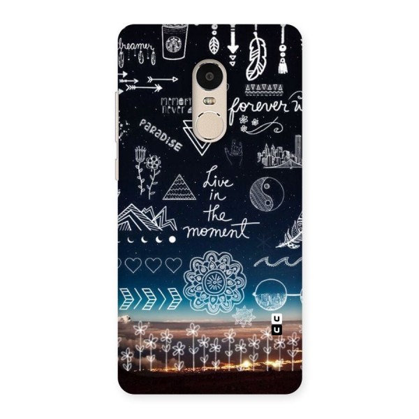 Live In The Moment Back Case for Xiaomi Redmi Note 4