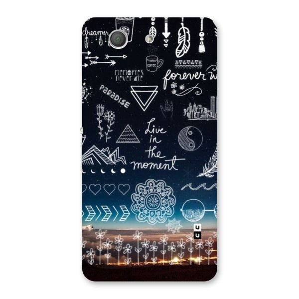 Live In The Moment Back Case for Xperia Z3 Compact
