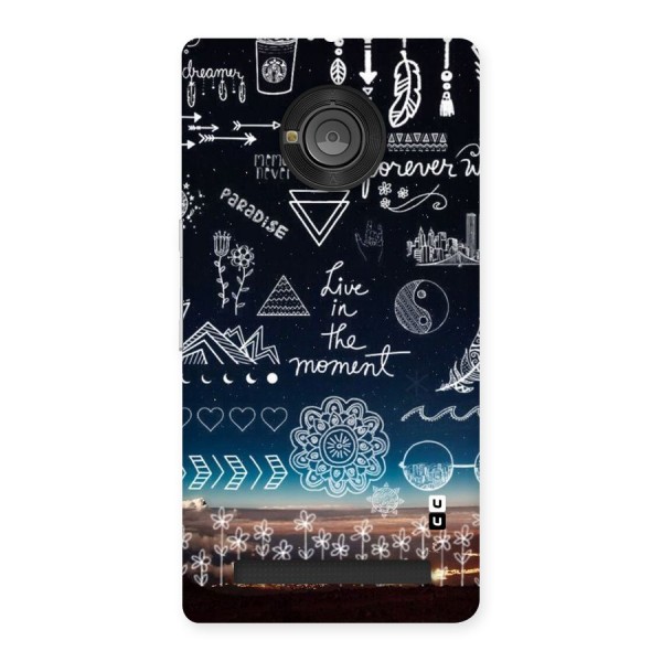 Live In The Moment Back Case for Yu Yunique