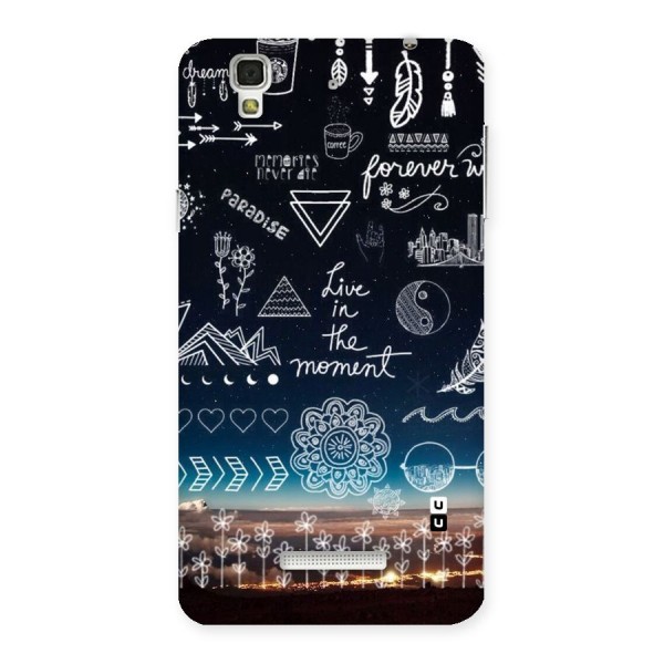 Live In The Moment Back Case for Yu Yureka