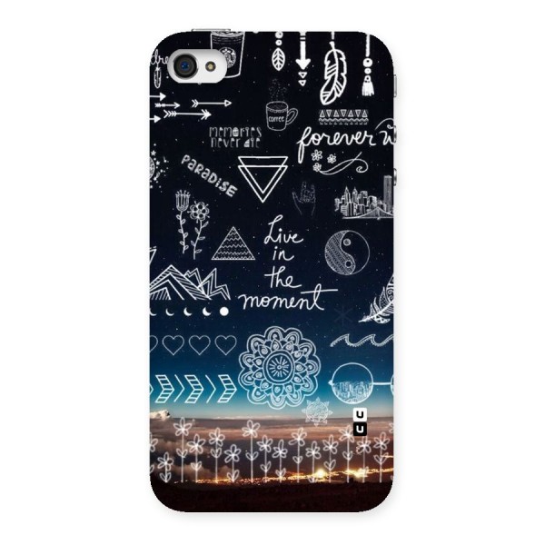 Live In The Moment Back Case for iPhone 4 4s