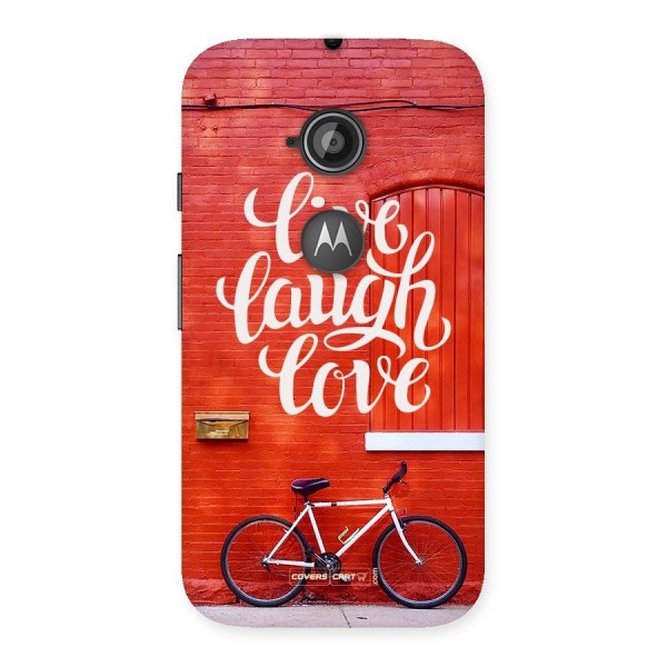 Live Laugh Love Back Case for Moto E 2nd Gen
