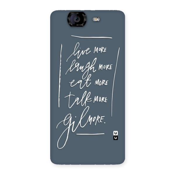 Live Laugh More Back Case for Canvas Knight A350