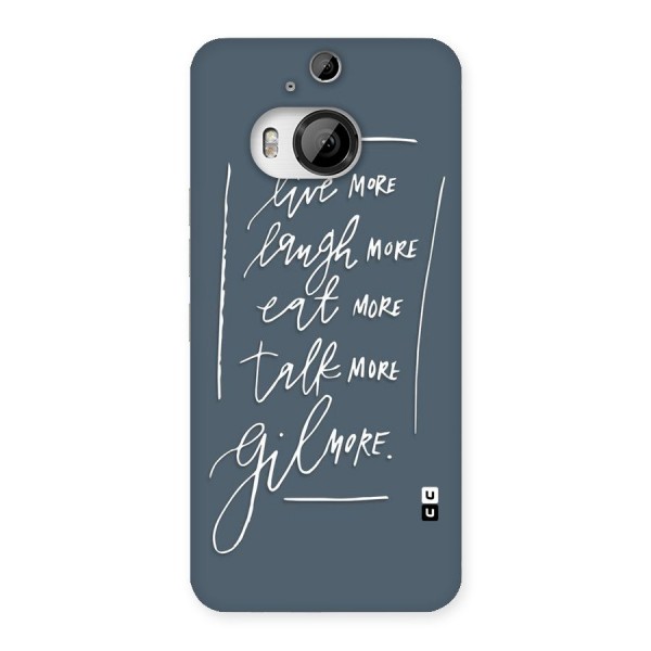 Live Laugh More Back Case for HTC One M9 Plus