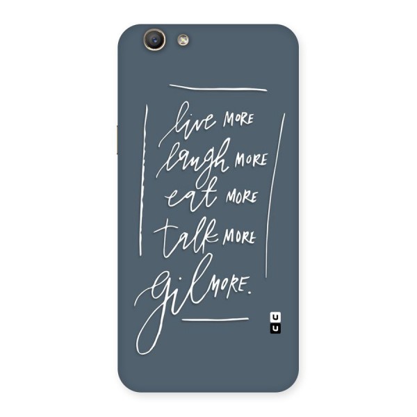 Live Laugh More Back Case for Oppo F1s