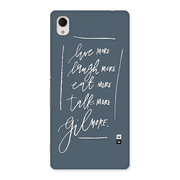 Live Laugh More Back Case for Sony Xperia M4
