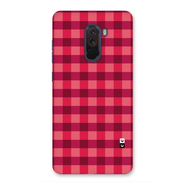 Love Checks Back Case for Poco F1