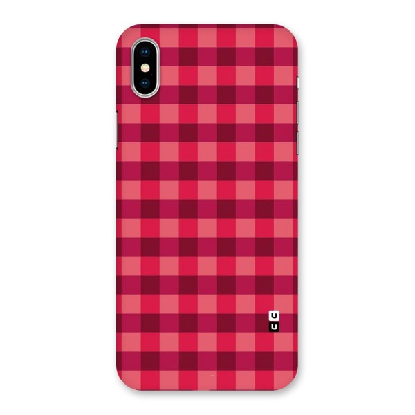 Love Checks Back Case for iPhone XS