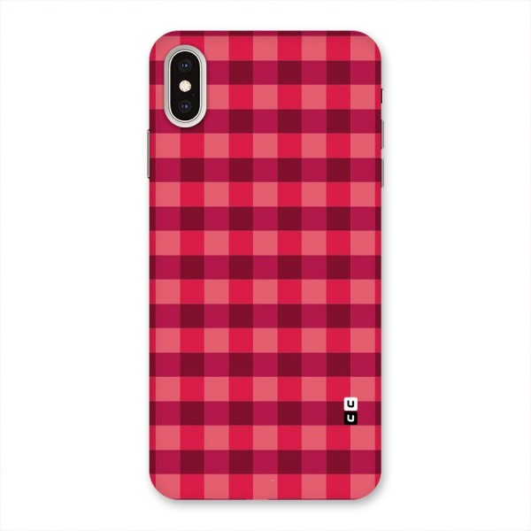 Love Checks Back Case for iPhone XS Max