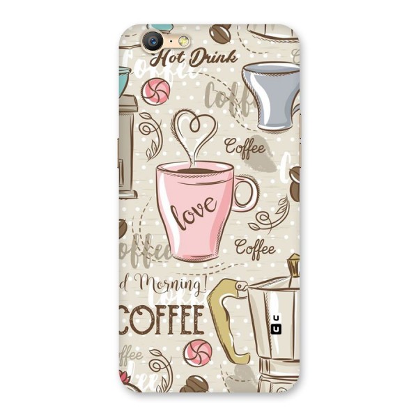 Love Coffee Design Back Case for Oppo A39