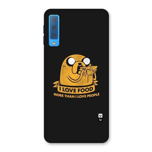 Love Food Back Case for Galaxy A7 (2018)