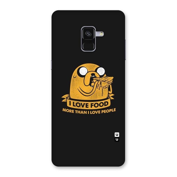 Love Food Back Case for Galaxy A8 Plus