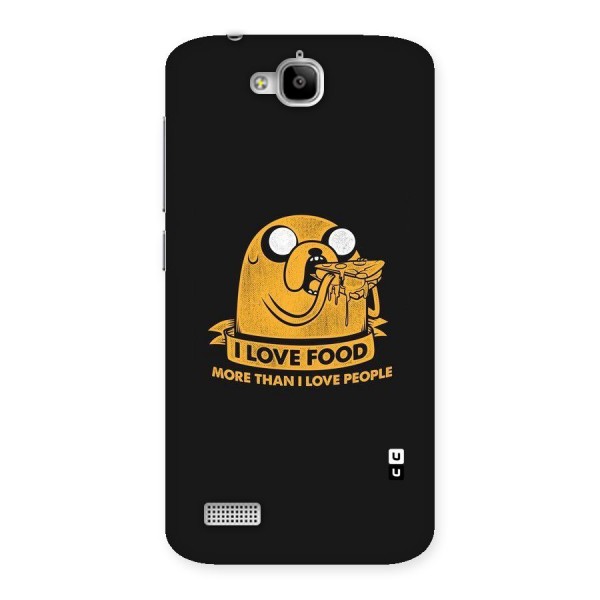 Love Food Back Case for Honor Holly