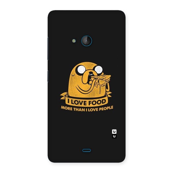 Love Food Back Case for Lumia 540