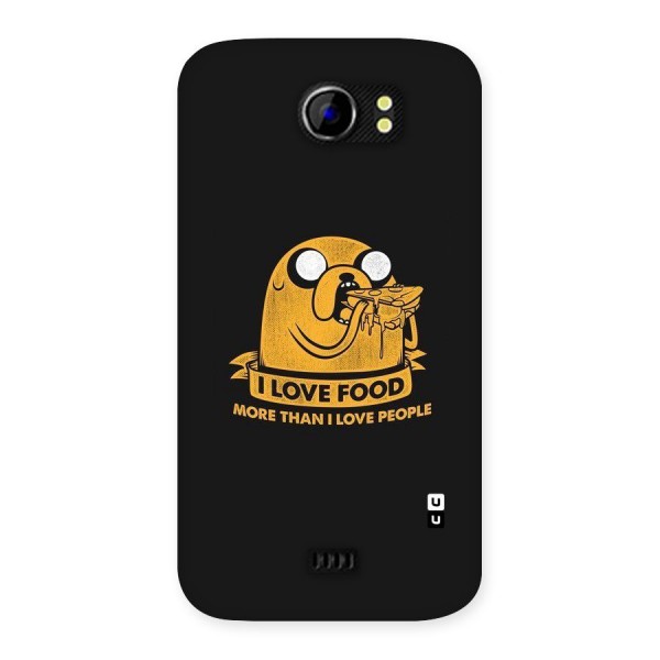 Love Food Back Case for Micromax Canvas 2 A110