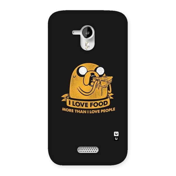 Love Food Back Case for Micromax Canvas HD A116