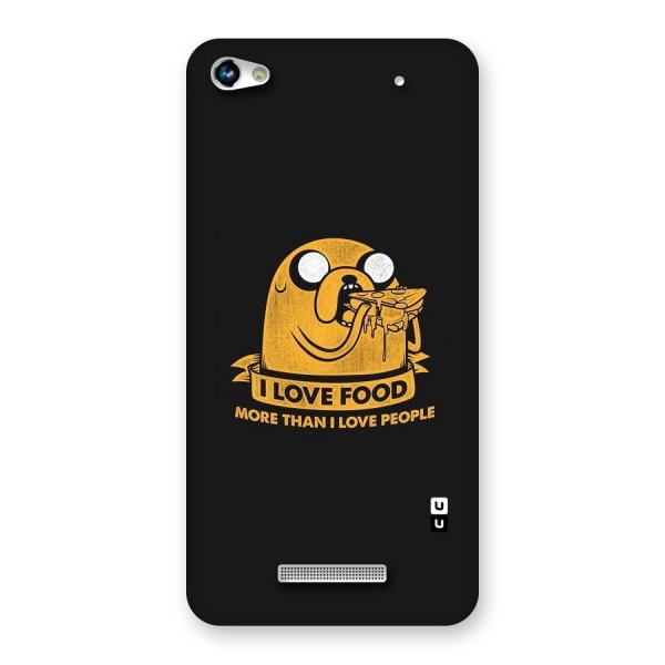 Love Food Back Case for Micromax Hue 2