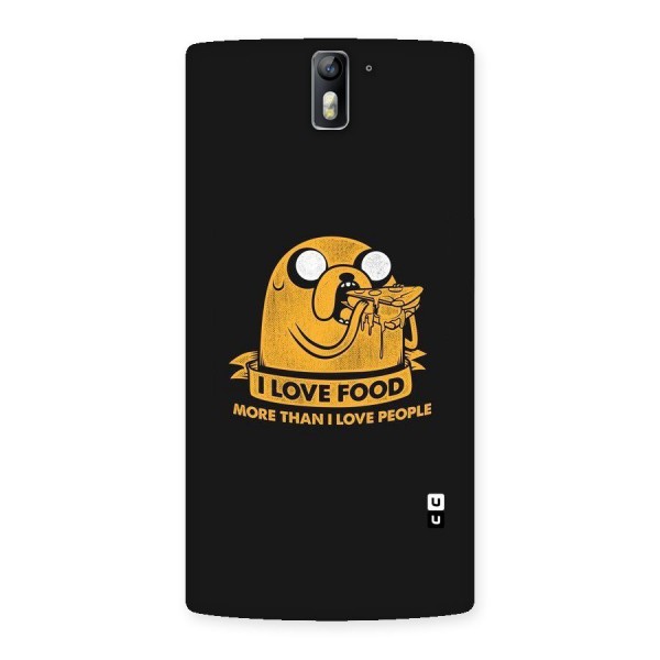 Love Food Back Case for One Plus One
