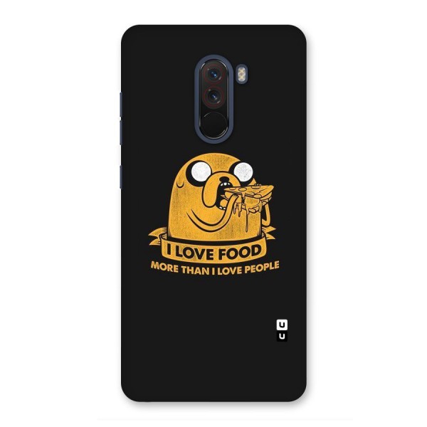Love Food Back Case for Poco F1