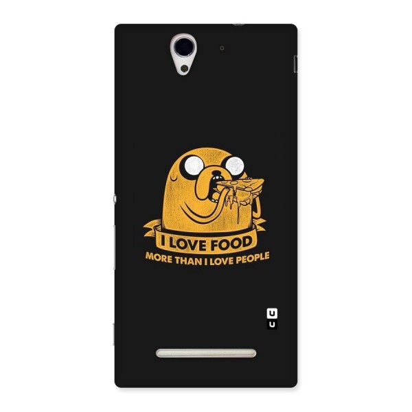 Love Food Back Case for Sony Xperia C3