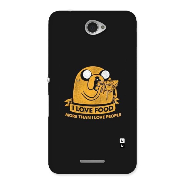Love Food Back Case for Sony Xperia E4
